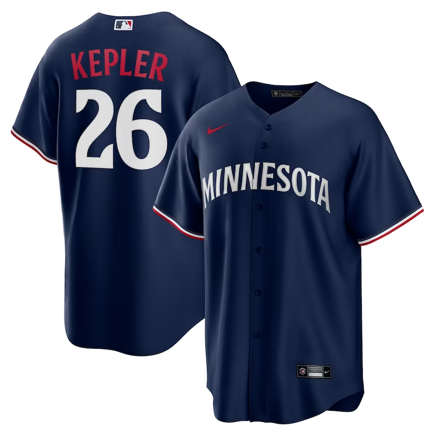 Men's Minnesota Twins Max Kepler #26 Navy Alternate Jersey