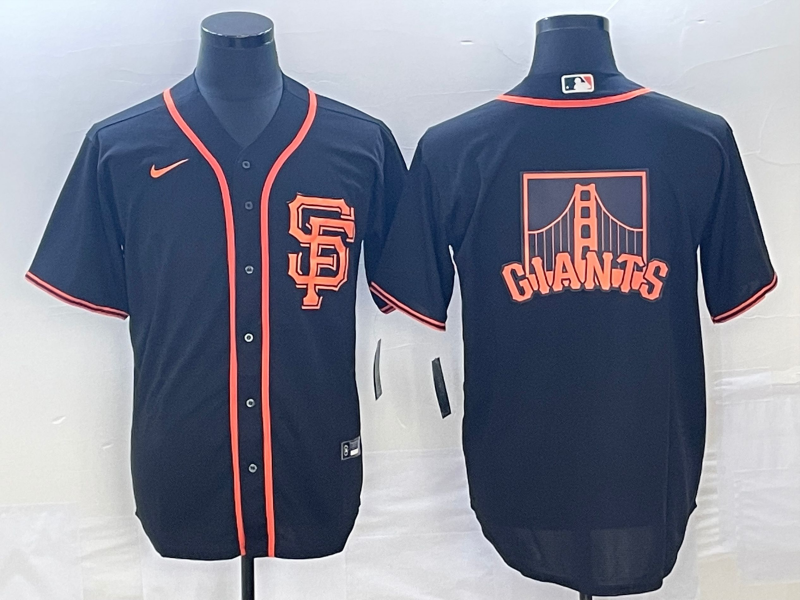 Men's San Francisco Giants Black Alternate Jersey