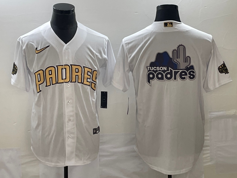 Men's San Diego Padres White Team Jersey