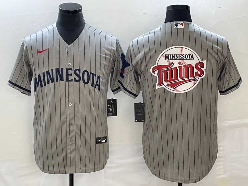 Men's Minnesota Twins Gray Alternate Team Jersey