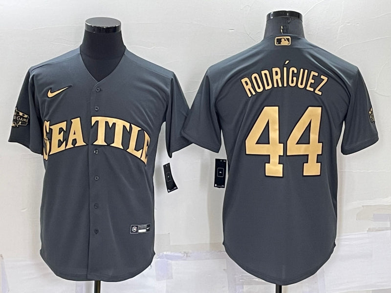 Men's Seattle Mariners Julio Rodriguez #44 Gray Jersey